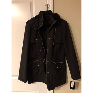 Via Spiga Soft-Shell Anorak Jacket Water Resistant